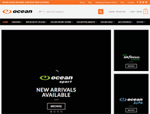 Tablet Screenshot of oceaneyewear.co.za